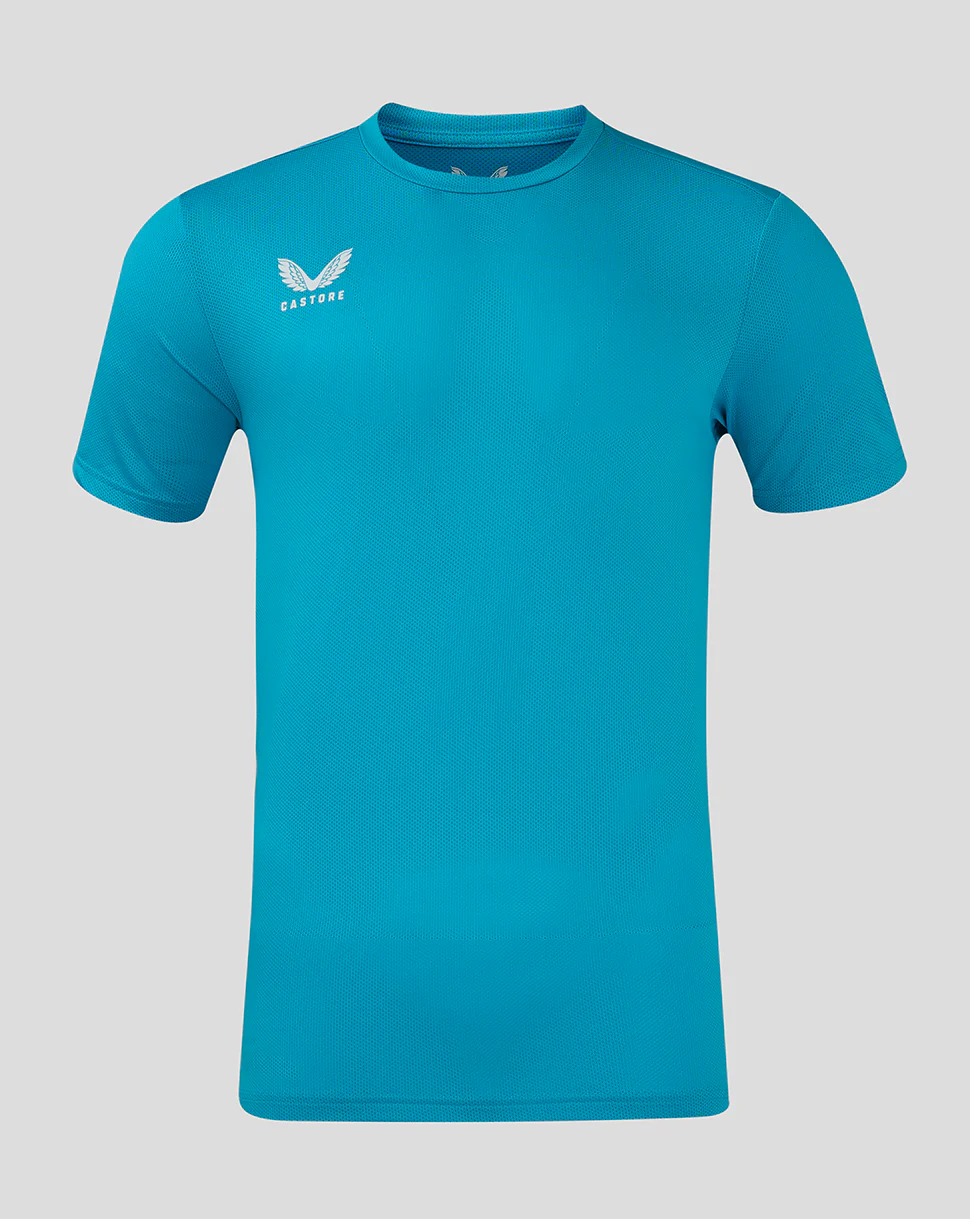 Mens Short Sleeve Training T-Shirt - Caribbean Sea