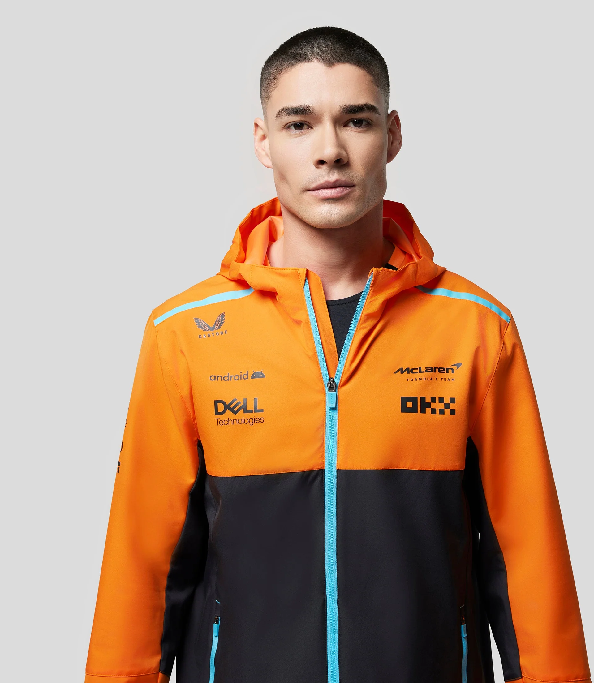 McLAREN MEN'S LIGHTWEIGHT RAIN JACKET 23 - AUTUMN GLORY