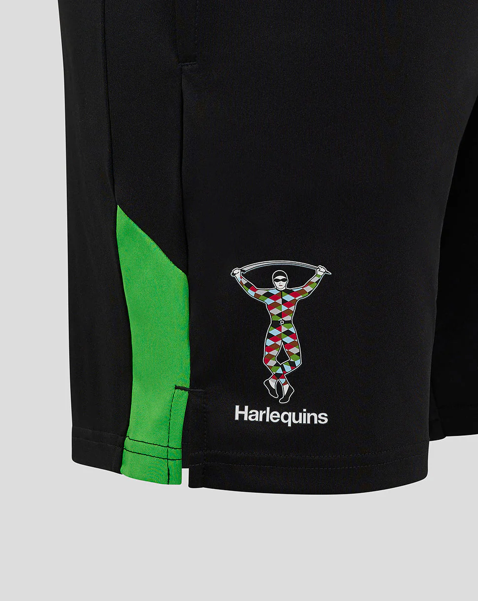 Harlequins Men's 24/25 Training Gym Shorts - Black