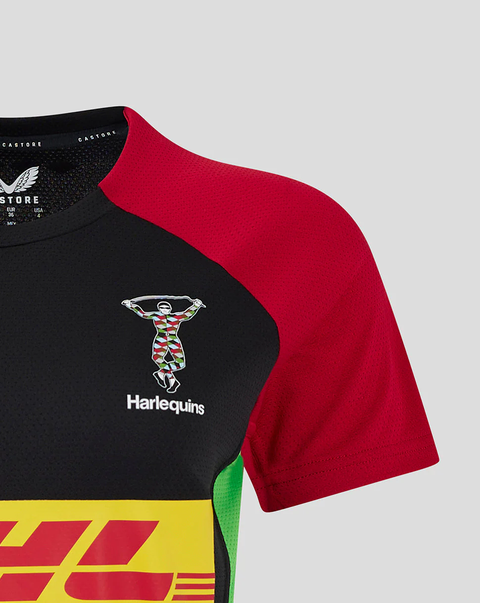 Harlequins Women's 24/25 Short Sleeve Training Tee - Black