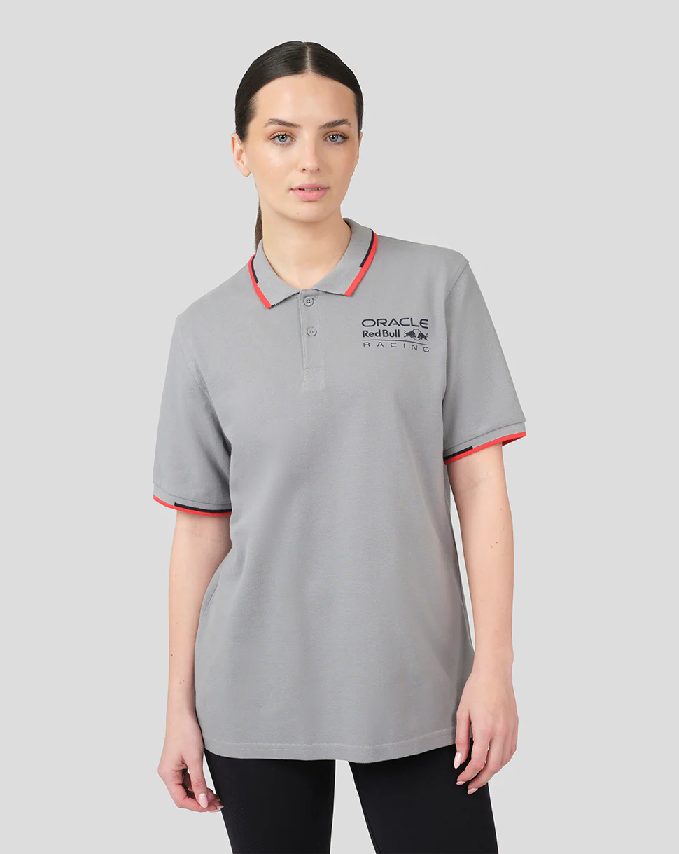 Oracle Red Bull Racing Unisex Core Polo - Grey