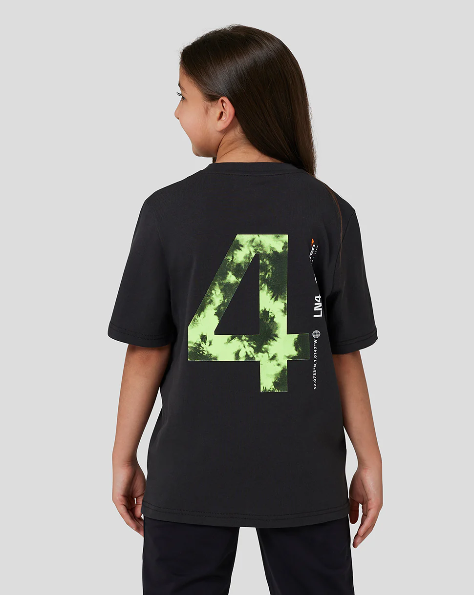 Junior McLaren Norris Silverstone T-Shirt - Phantom