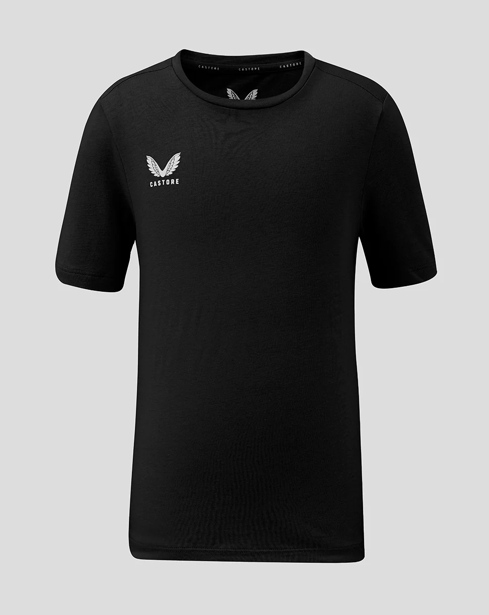 Junior Cotton Leisure Tee - Caviar