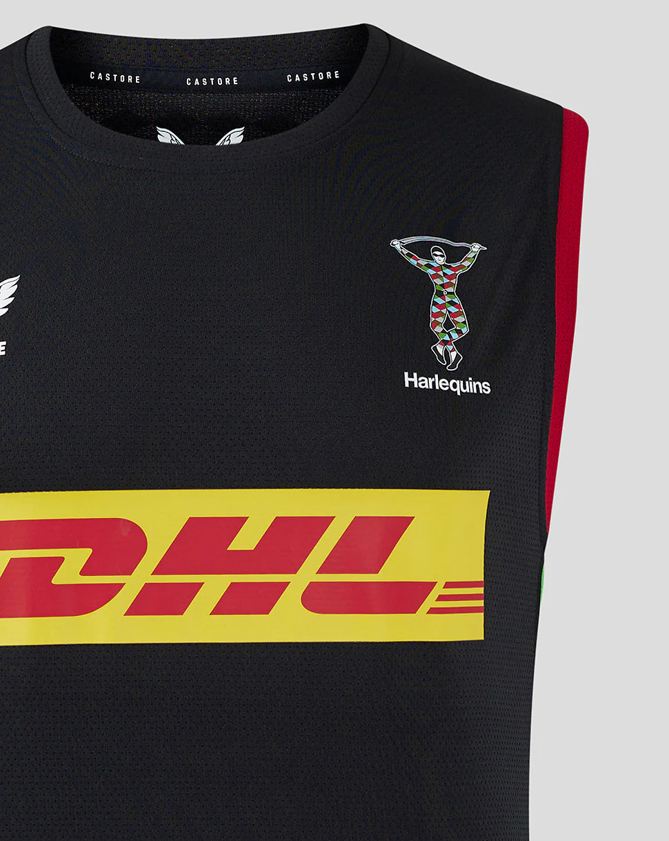 Harlequins Men's 24/25 Training Vest - Black