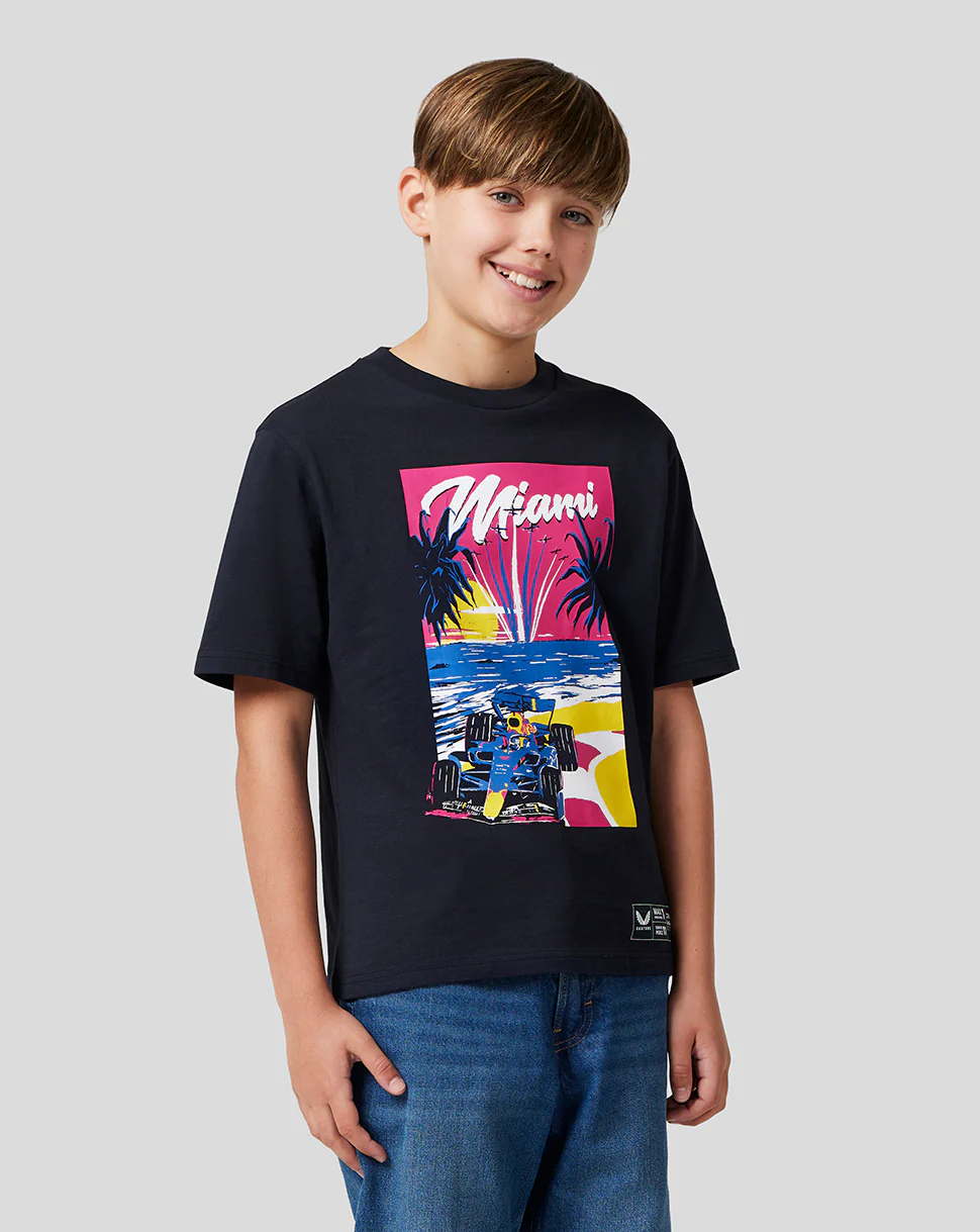 Oracle Red Bull Racing Juniors Miami Short Sleeve T-Shirt