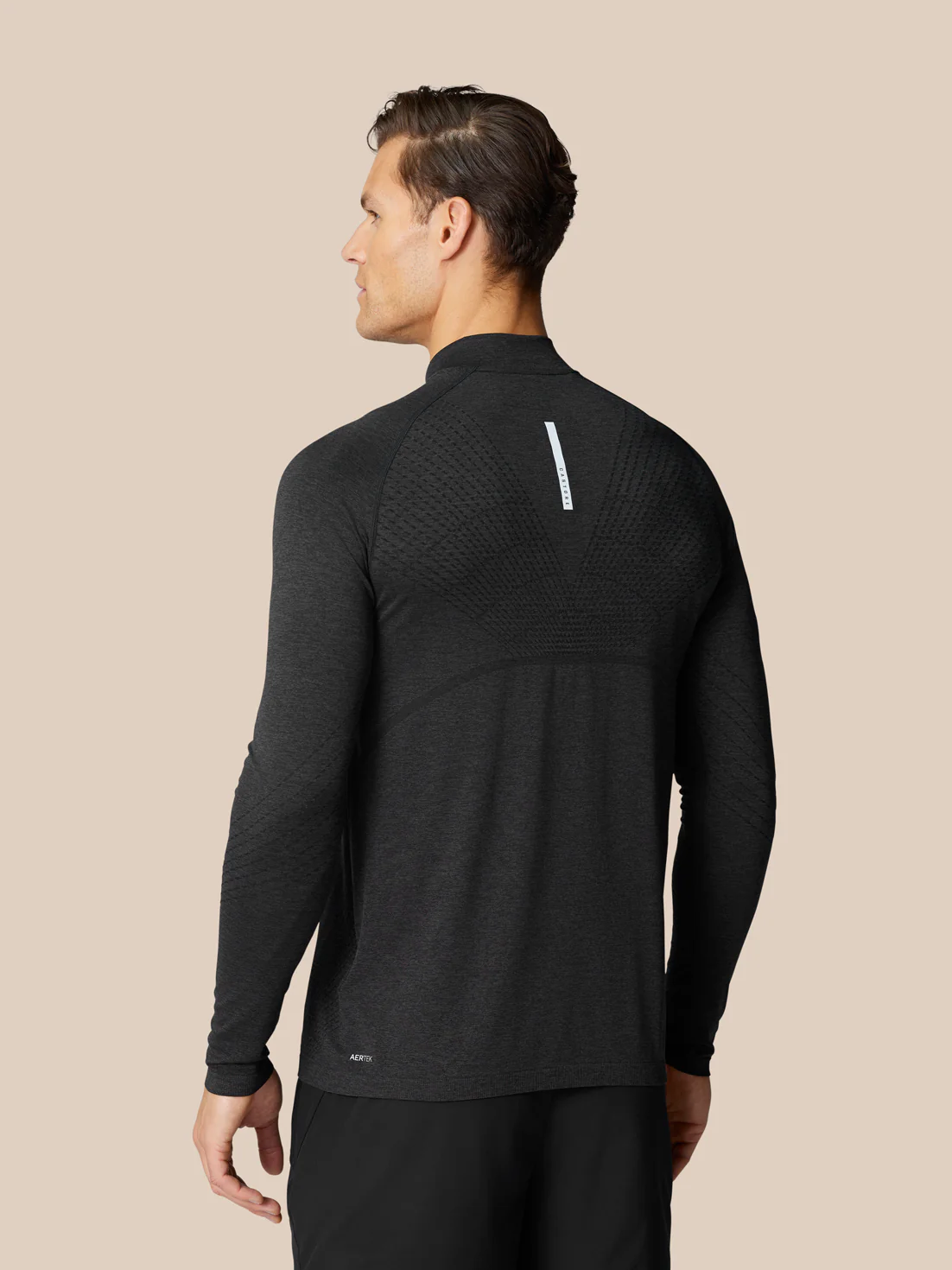 Flow Training 1/4 Zip Top - Black