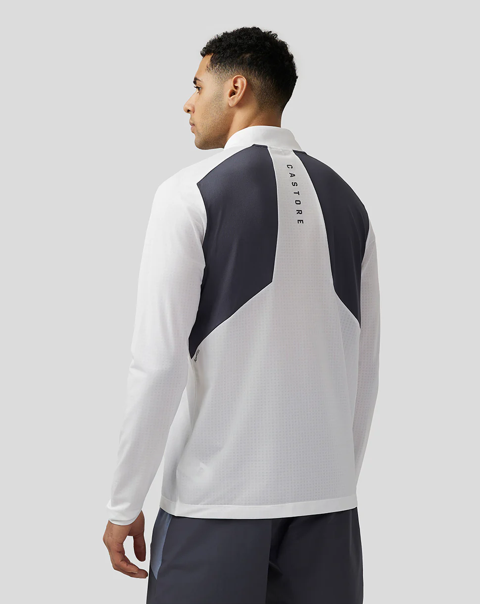 Apex Training 1/4 Zip Top - White