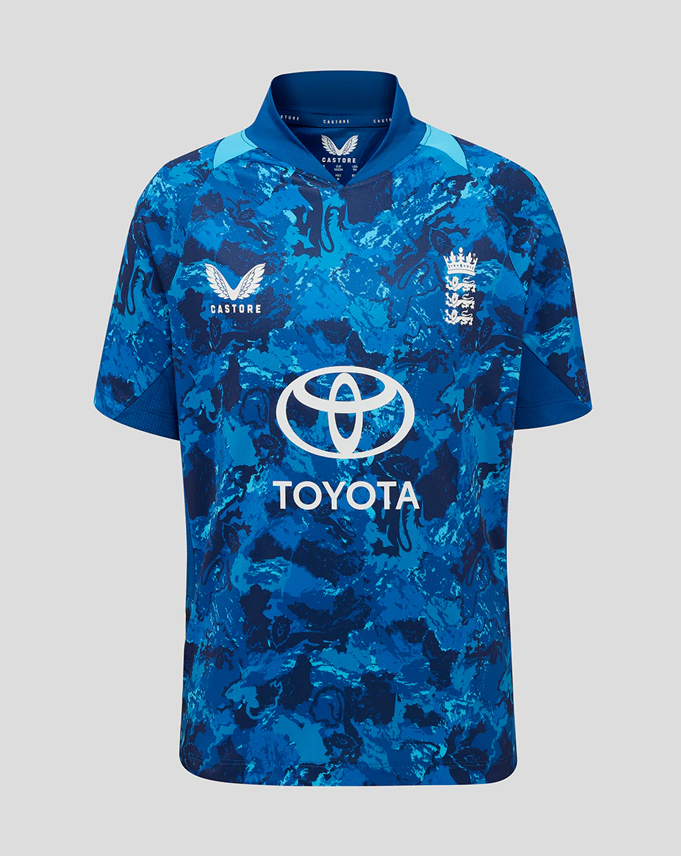 England Cricket ODI Junior Replica Short Sleeve Shirt 25/26