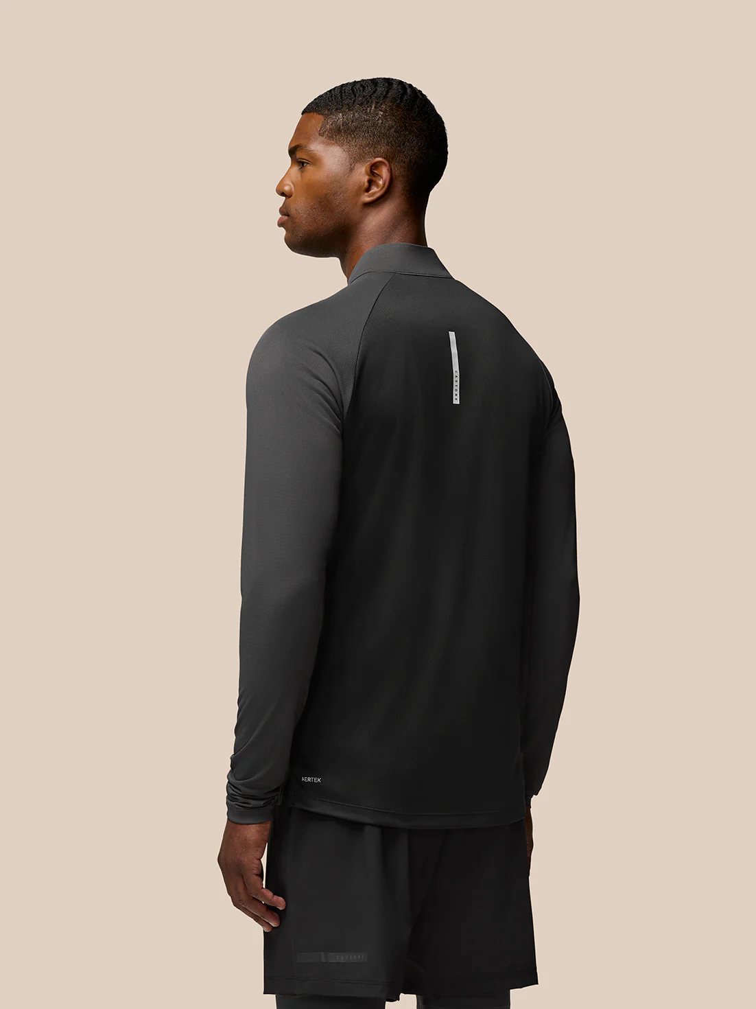 Flow Training 1/4 Zip Top - Gunmetal Grey