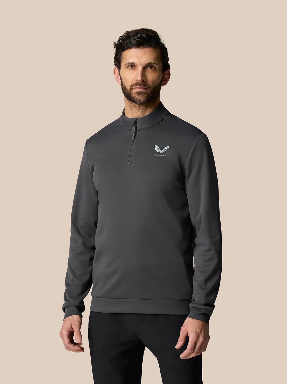 Golf Club Classic 1/4 Zip Top - Gunmetal