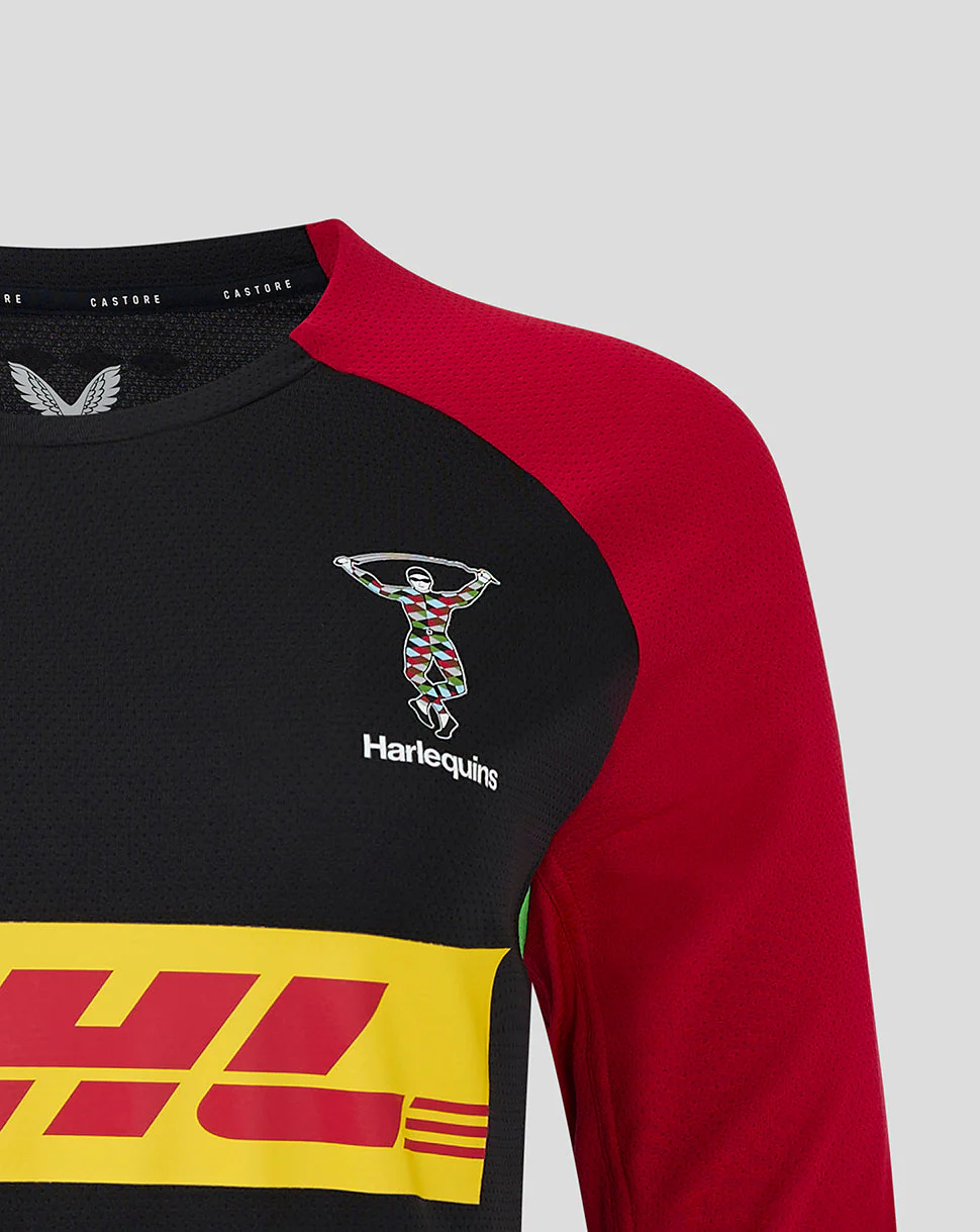 Harlequins Women's 24/25 Long Sleeve Training Tee - Black