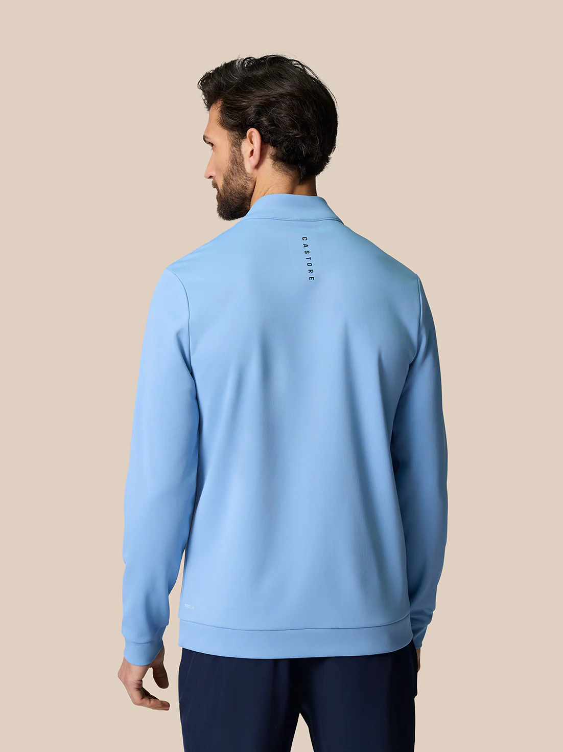 Golf Club Classic 1/4 Zip Top - Sky Blue