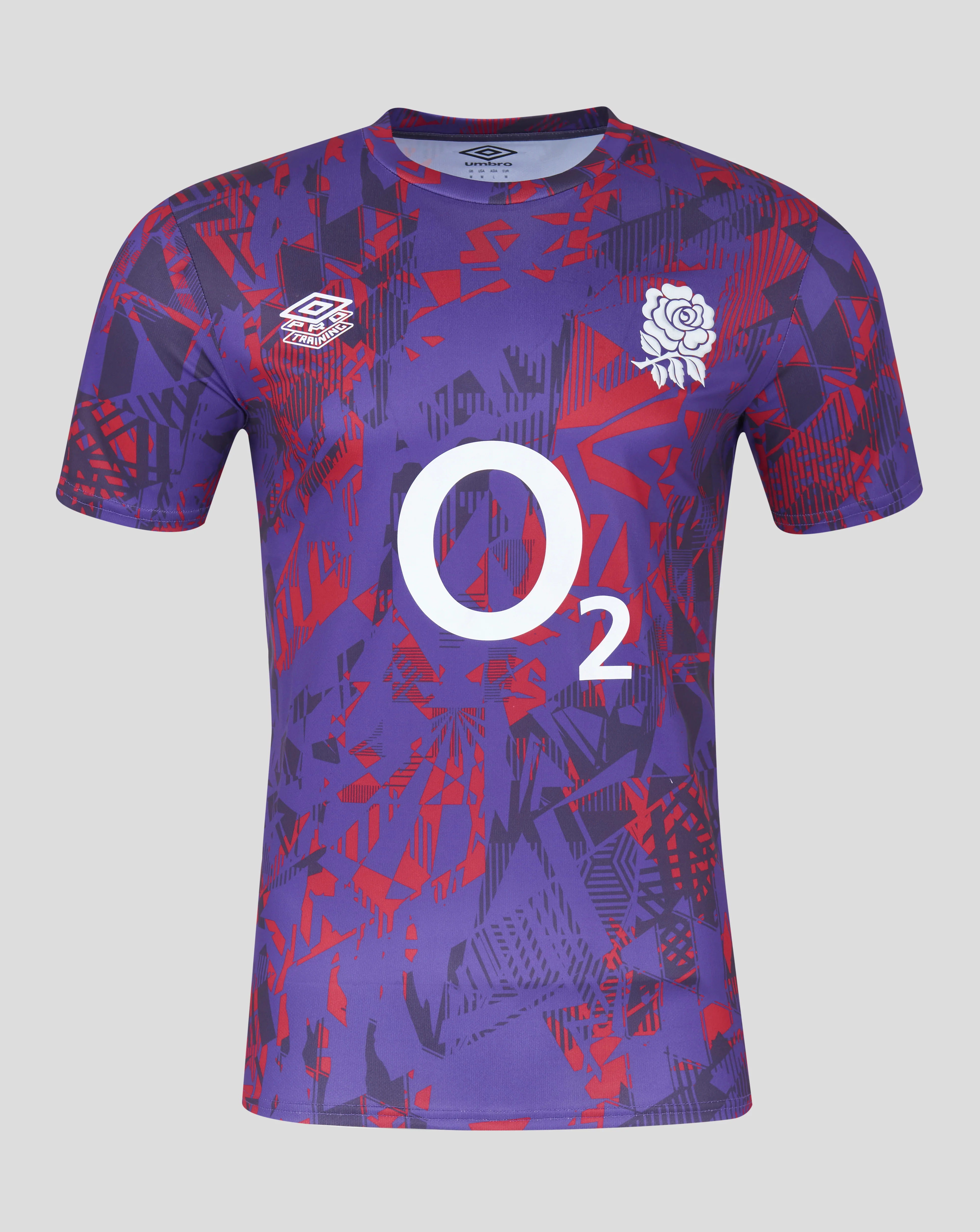 England Rugby Warm Up Jersey (O2) - Prism Violet