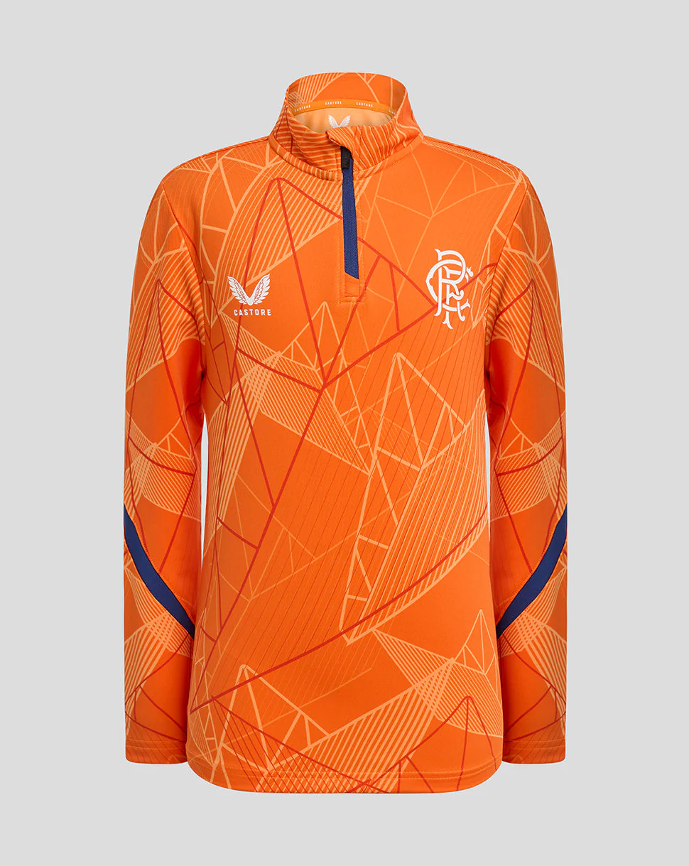 RANGERS 24/25 JUNIOR LEAGUE MATCHDAY 1/4 ZIP MIDLAYER