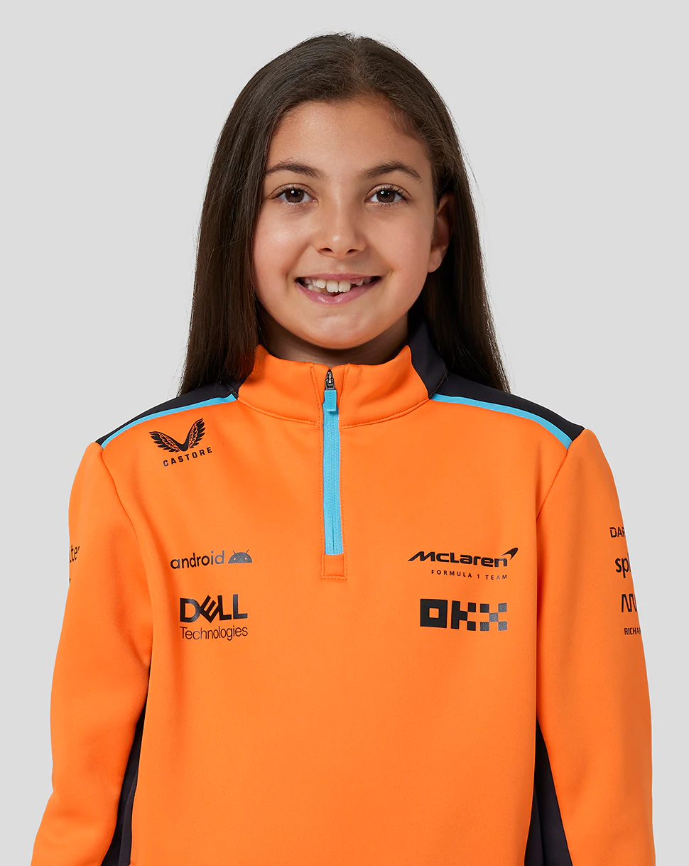 Junior McLaren 1/4 Zip Top - Autumn Glory