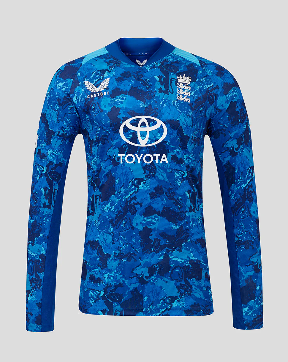 England Cricket ODI Men's Pro Long Sleeve Shirt 25/26