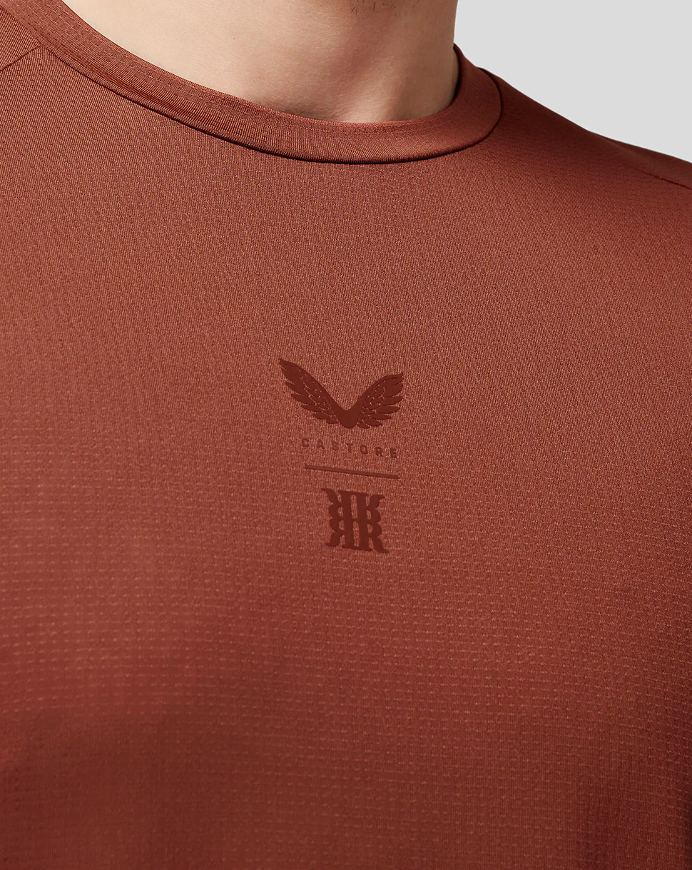Men’s Reiss Short Sleeve Performance T-Shirt - Rust