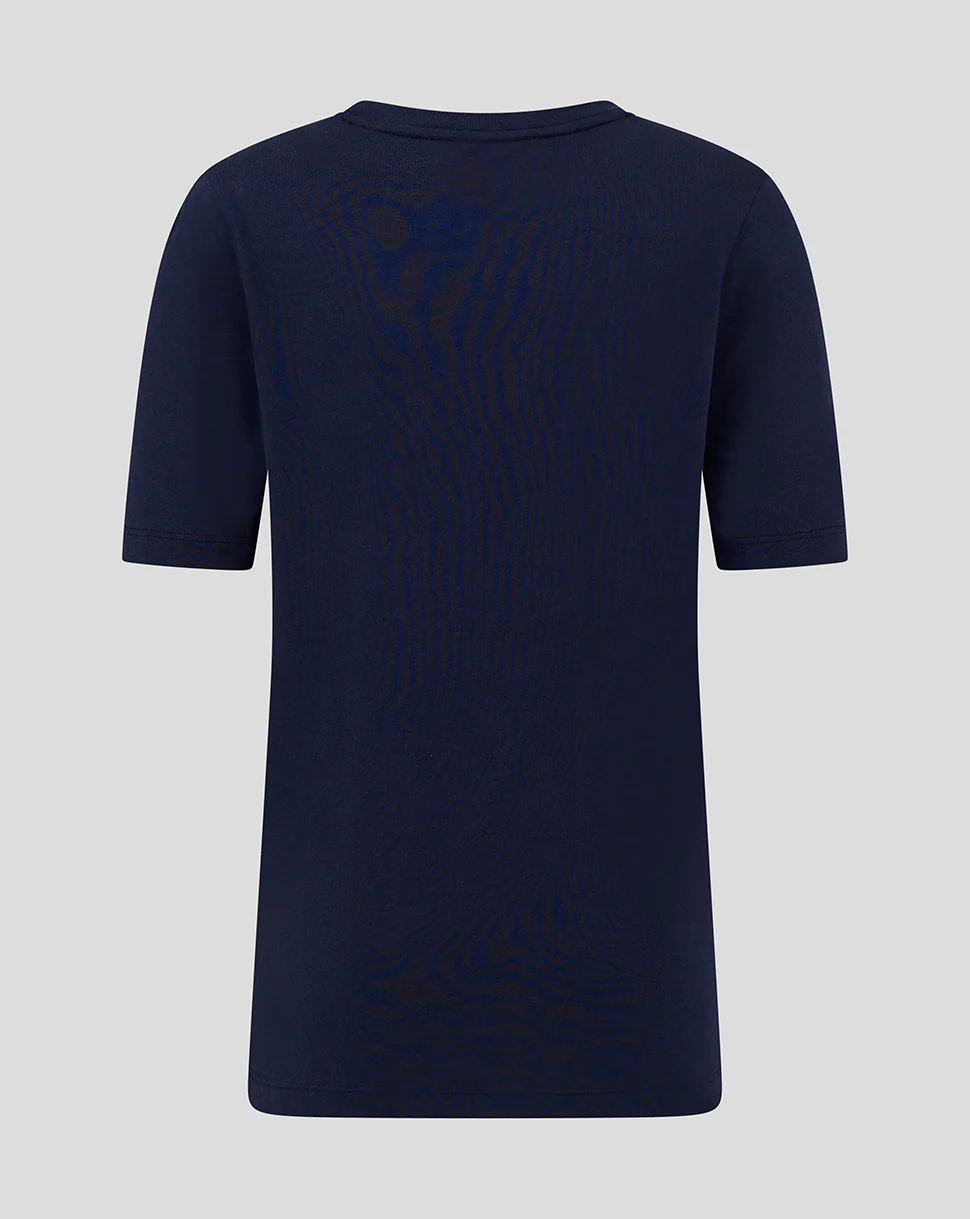 Junior Cotton Leisure Tee - Peacoat