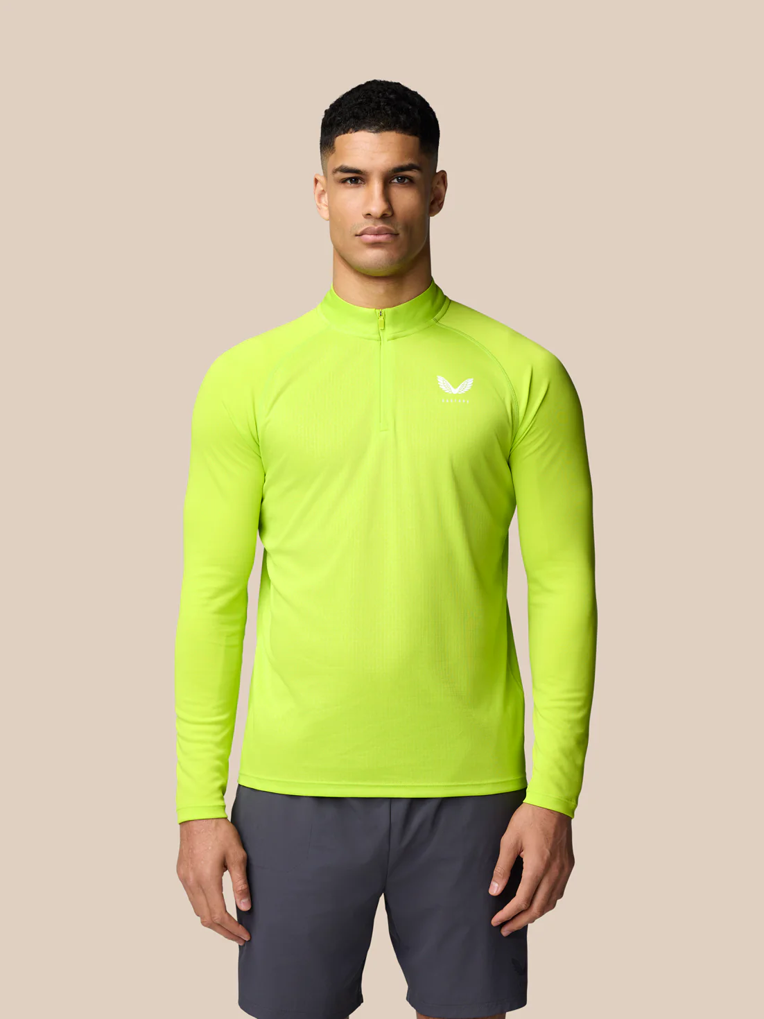 Adapt Training 1/4 Zip Top - Acid Lime