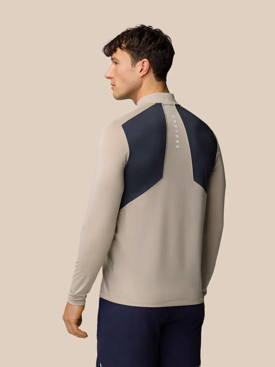 Apex Training 1/4 Zip Top - Rock Grey