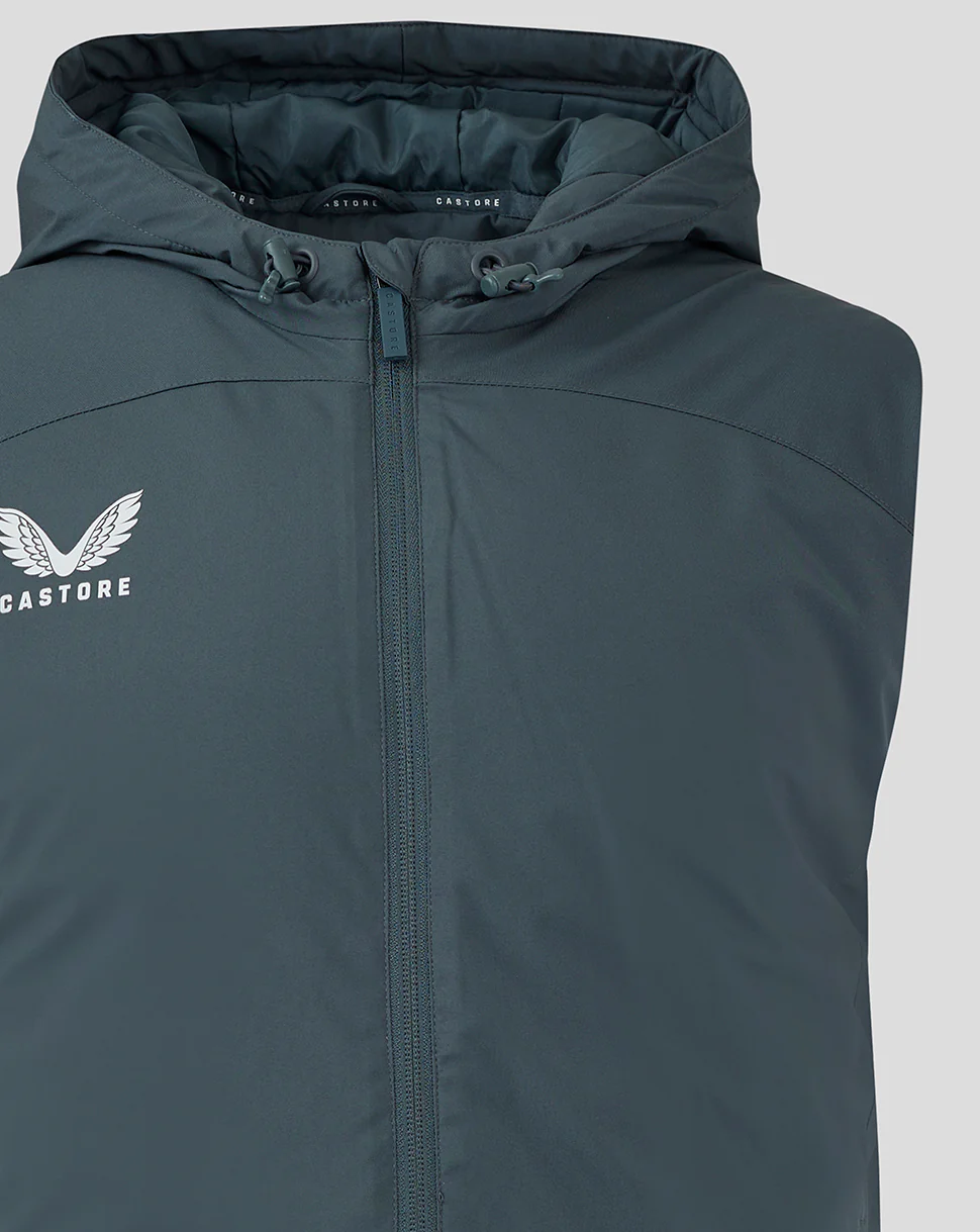 Mens Hooded Gilet - Dark Slate