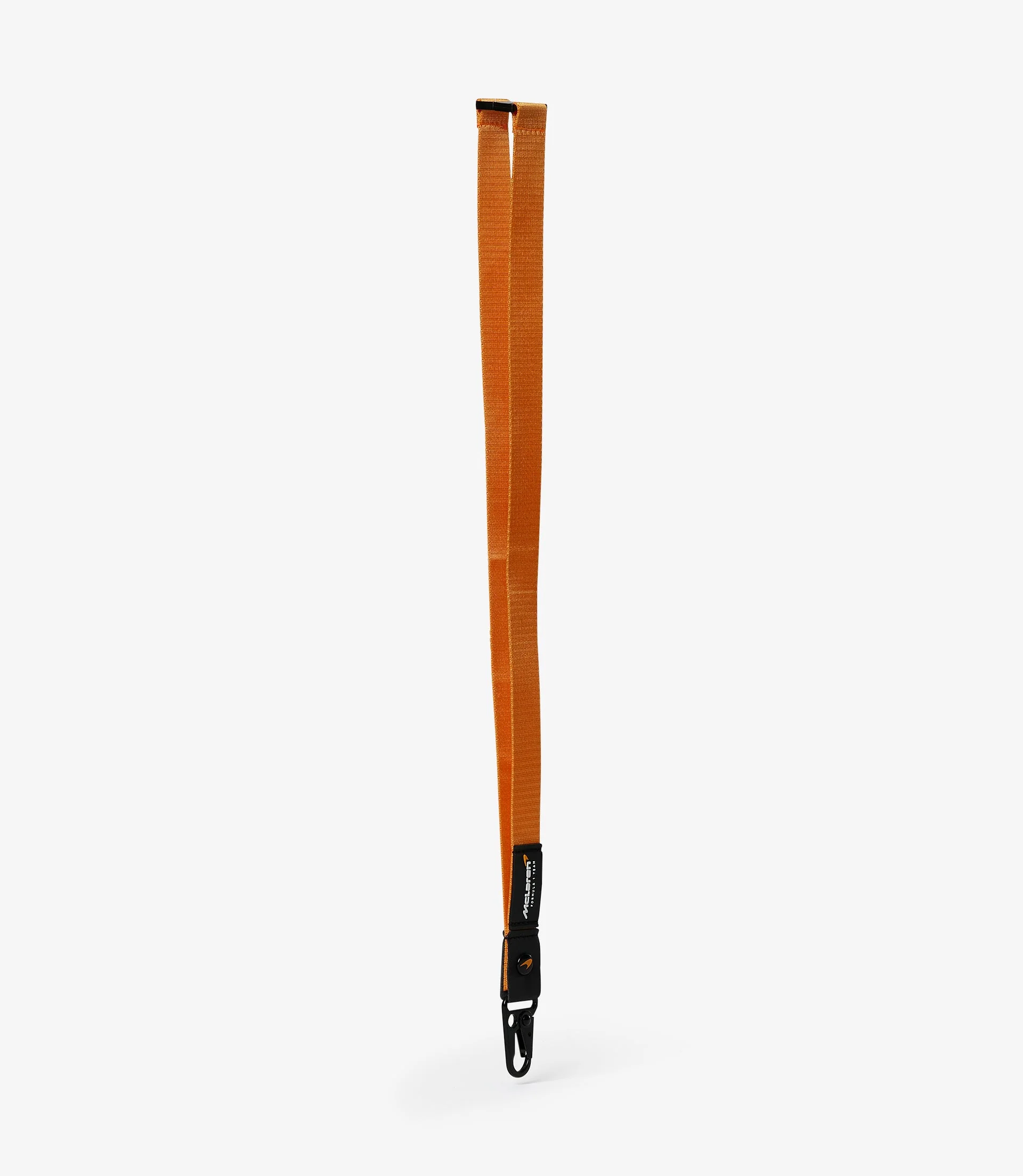 Papaya Mclaren Embossed Nylon Lanyard