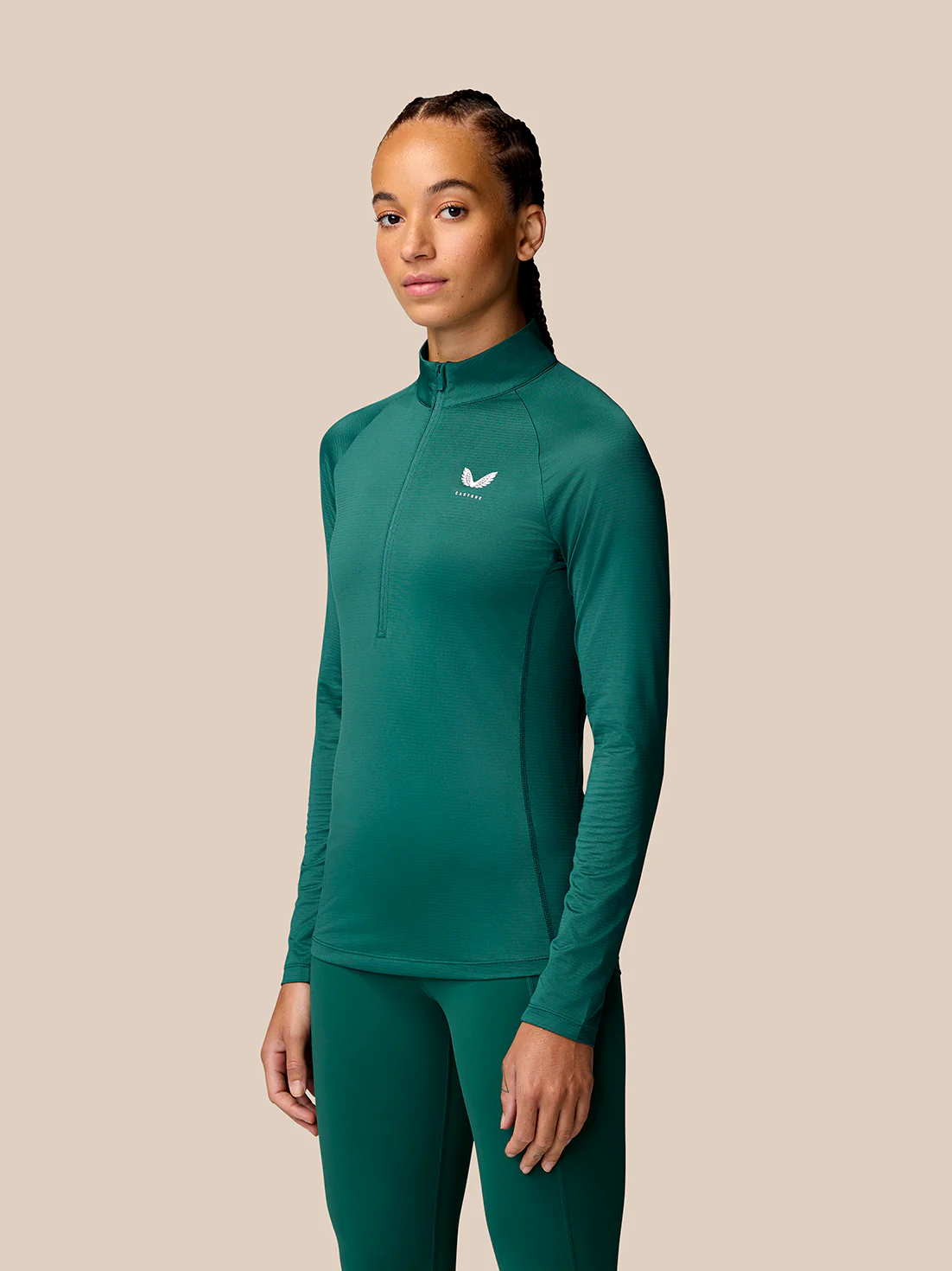 Adapt Training 1/2 Zip Top - Seafoam