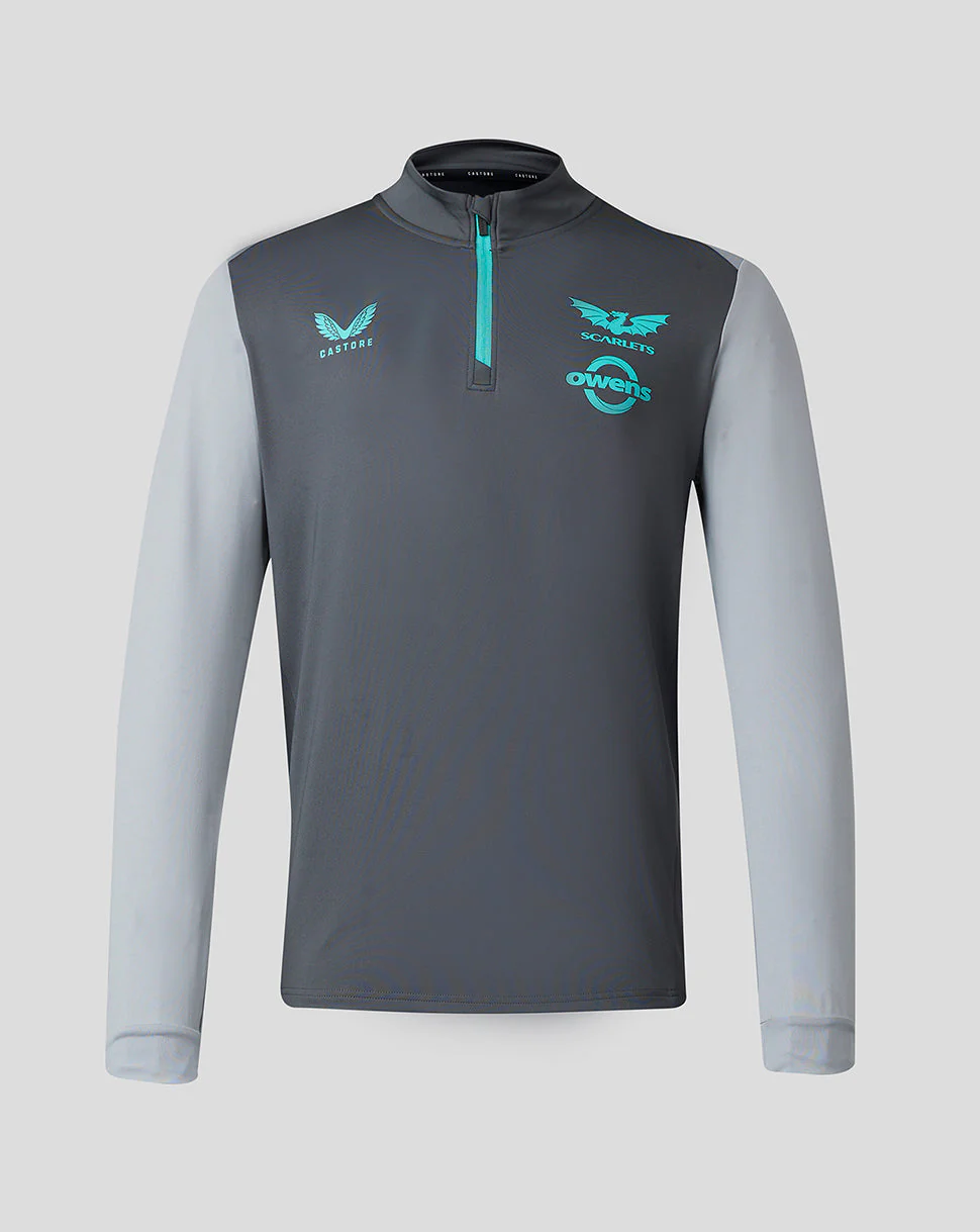 Scarlets Mens 23/24 Quarter Zip Midlayer