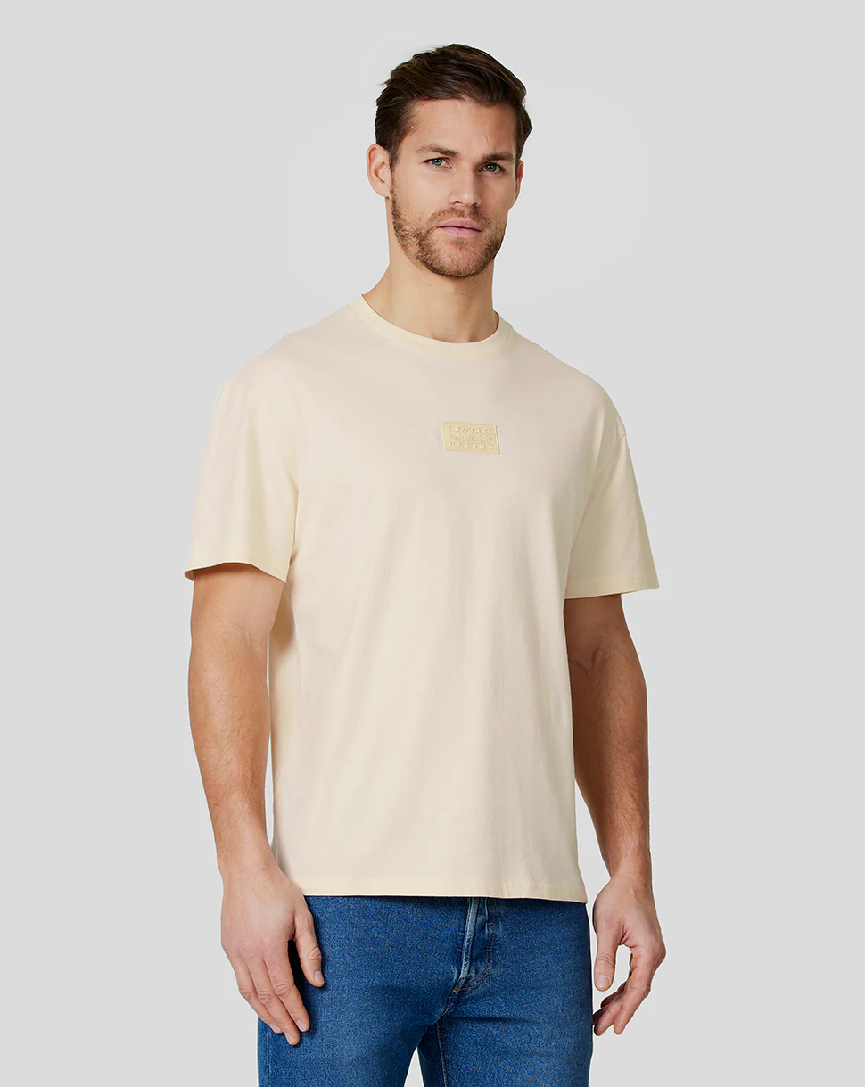 Oracle Red Bull Racing Unisex Tonal Oversized Tee - Ecru