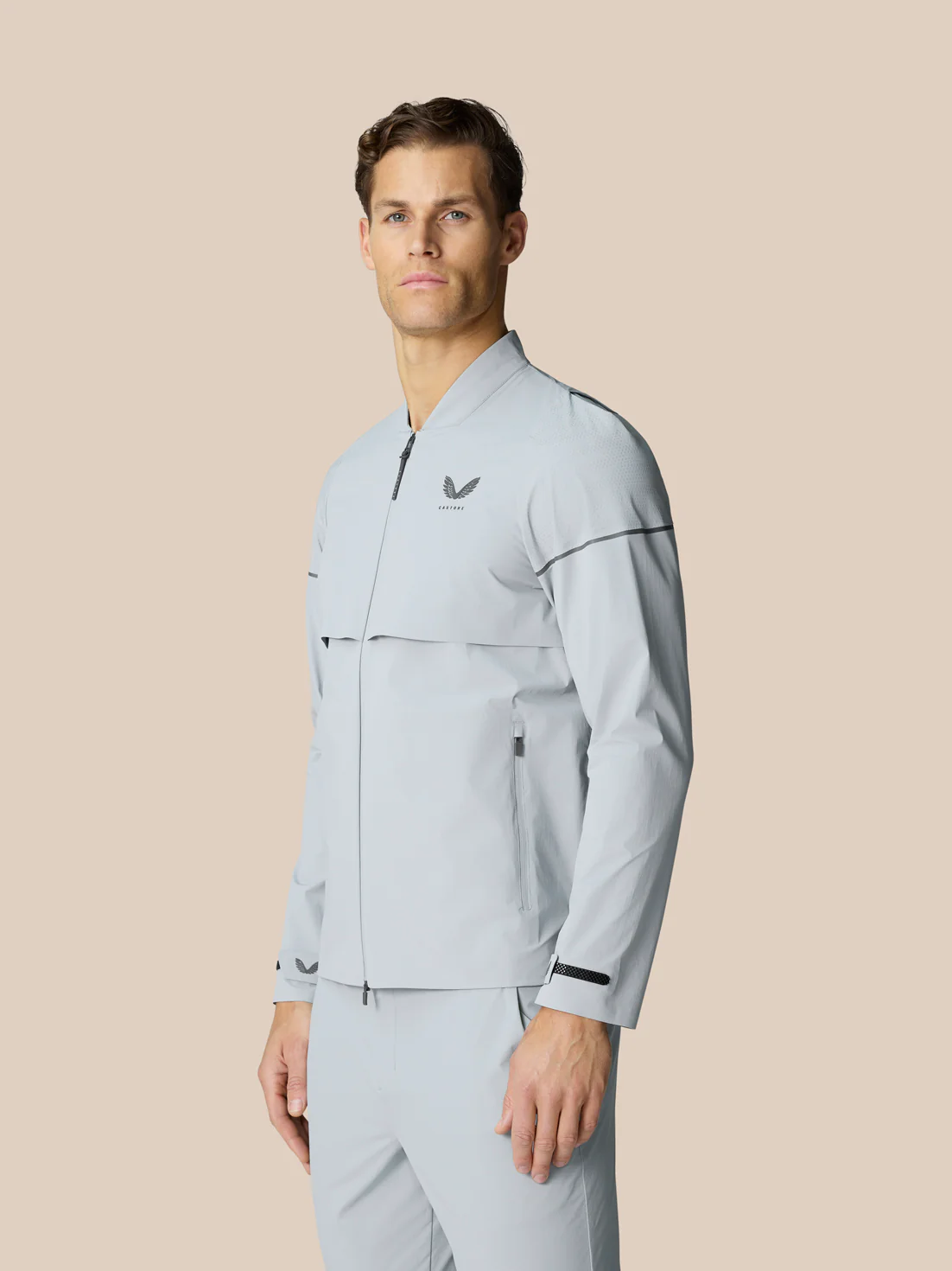 Golf Pinnacle Woven Jacket - Mid Grey