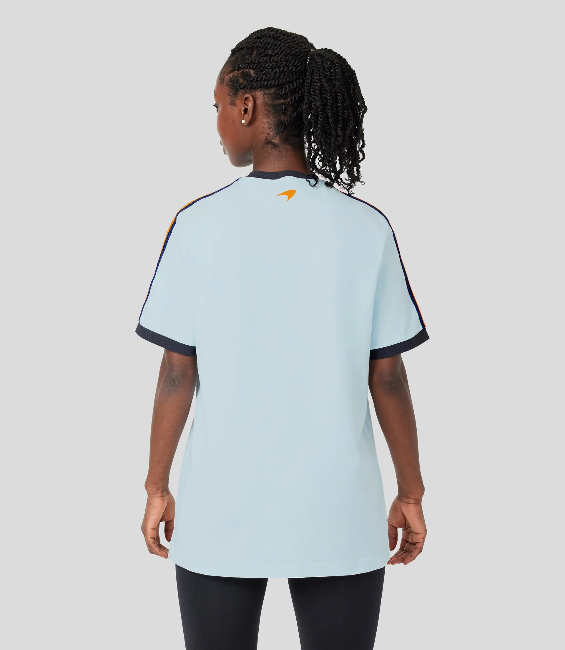 Blue McLaren Gulf Ringer Taper T-Shirt