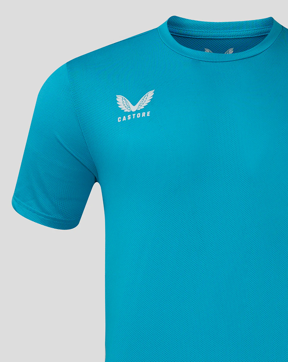 Mens Short Sleeve Training T-Shirt - Caribbean Sea