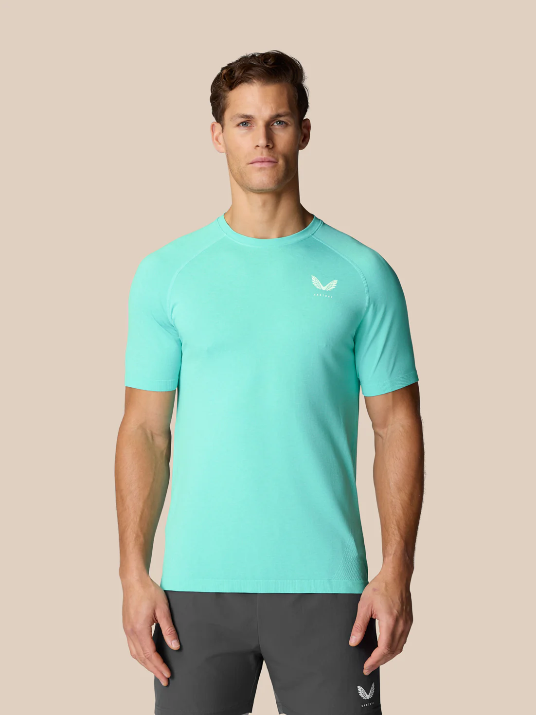 Flow Training T-Shirt - Light Aqua