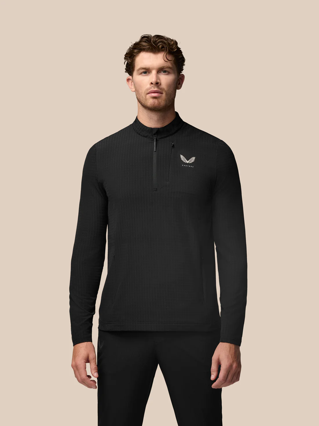 Golf 1/2 Zip Top - Black