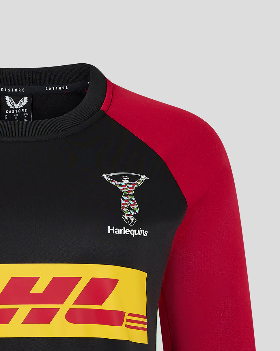 Harlequins Women's 24/25 Training Sweatshirt - Black