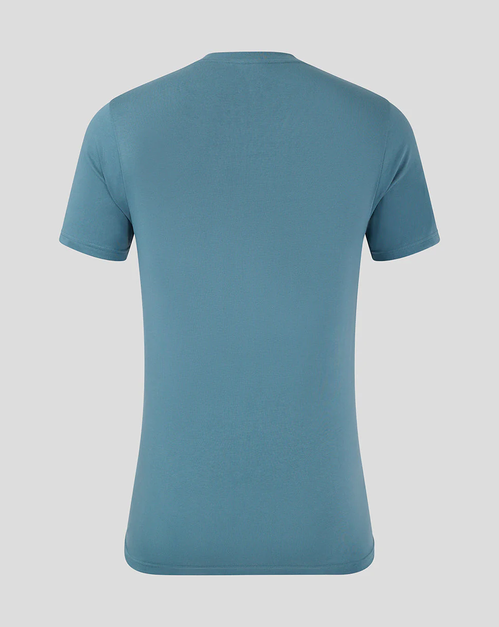 Mansfield Men's 24/25 Training Logo Tee - Light Blue