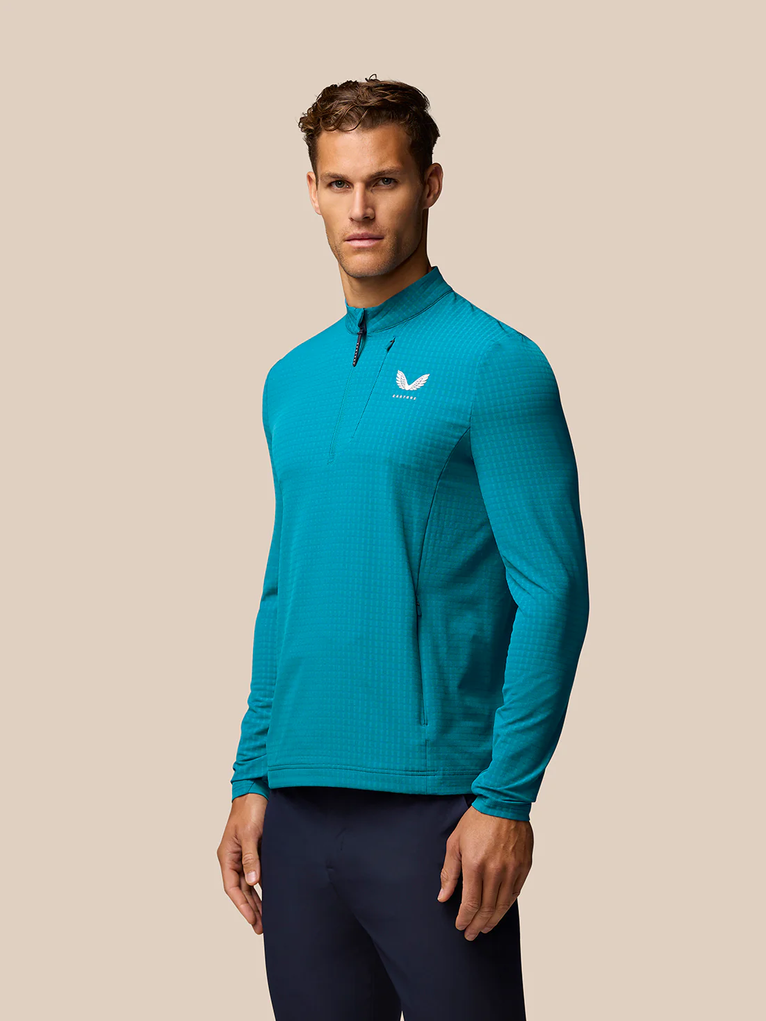 Golf 1/2 Zip Top - Blue