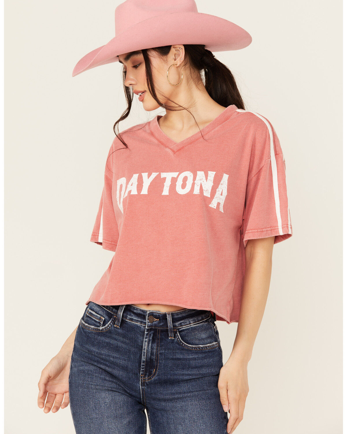 Youth in Revolt Women's Daytona Varsity Short Sleeve Graphic Tee
