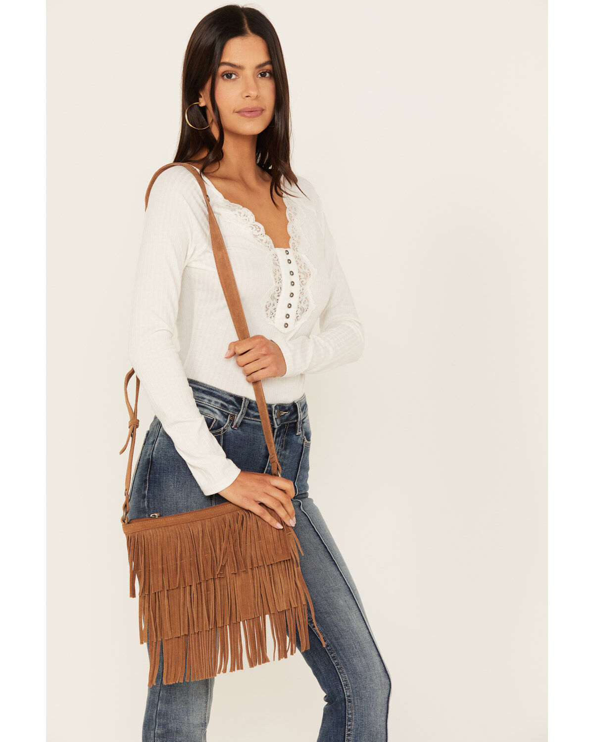Idyllwind Women's Darlington Court Suede Crossbody Bag