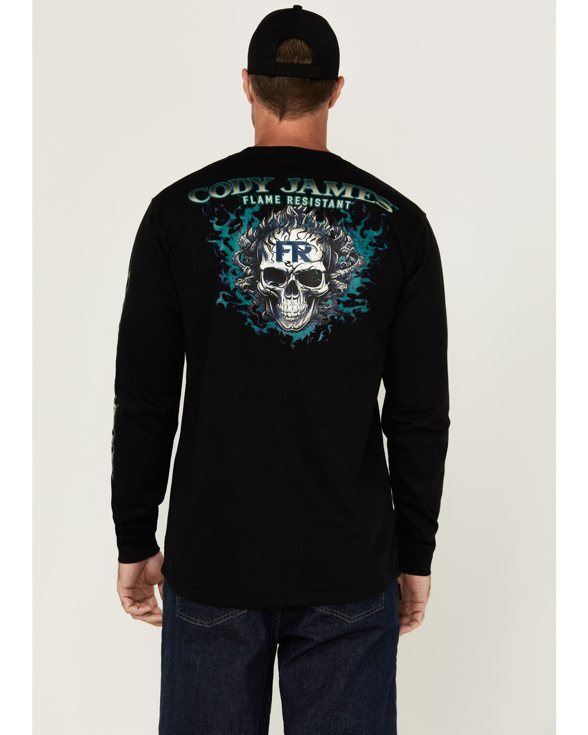 Cody James Men's FR Pyro Long Sleeve Graphic T-Shirt