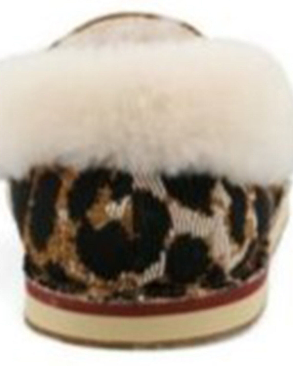 Twisted X Women's Leopard Print Fur-Lined Shoes - Moc Toe