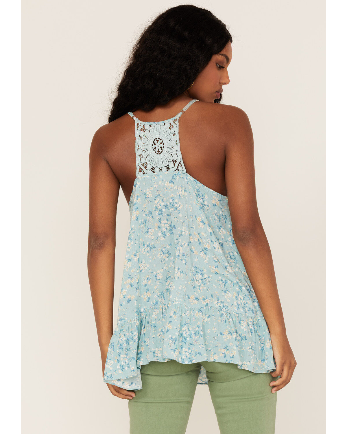 Miss Me Women's Boho Floral Print Cami