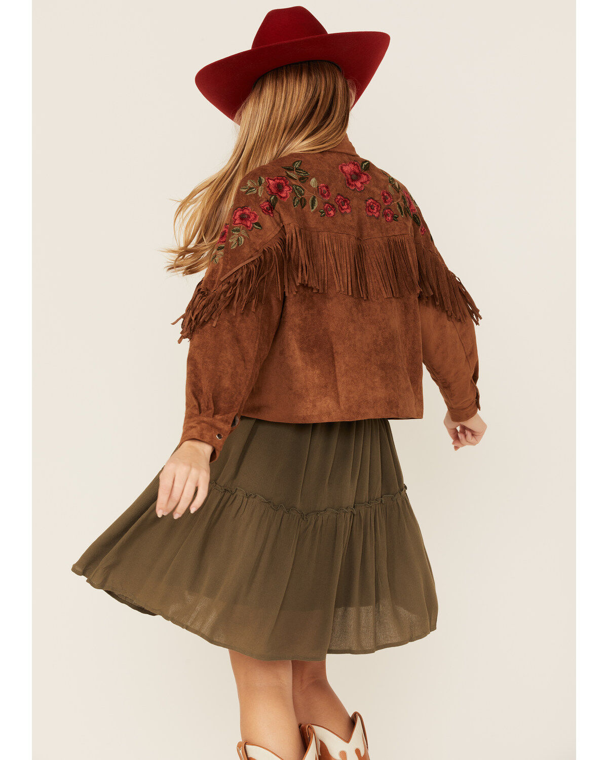 Maggie Sweet Women's Tango Floral Fringe Jacket