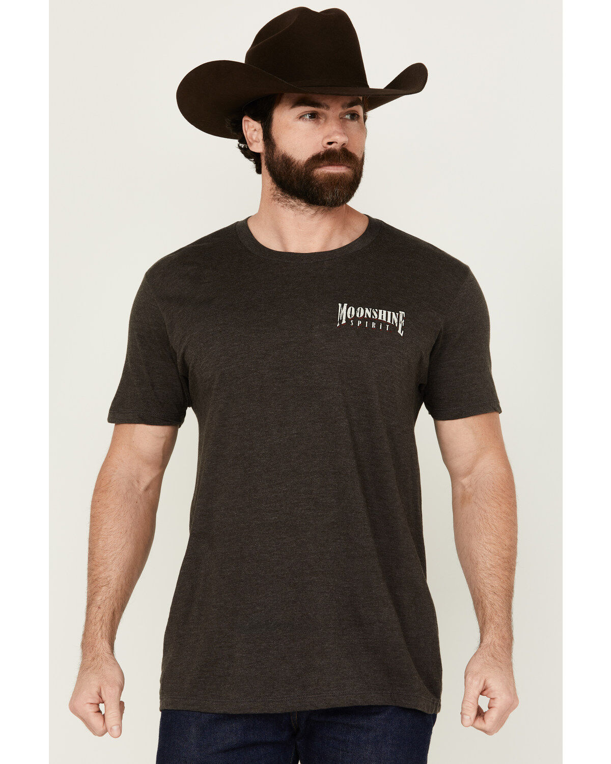 Moonshine Spirit Men's Southern Rock Short Sleeve Graphic T-Shirt