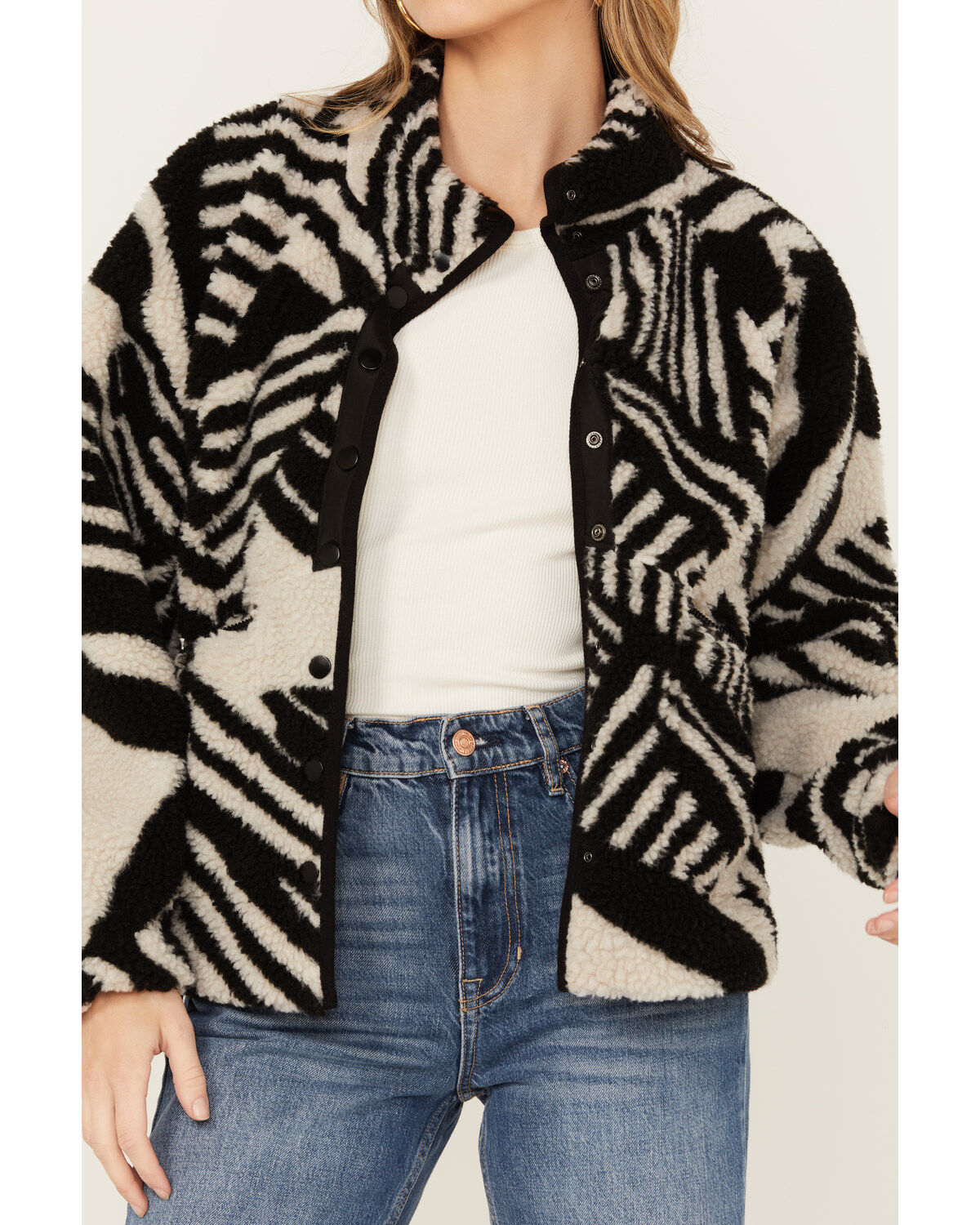 Revel Women's Abstract Fleece Jacket