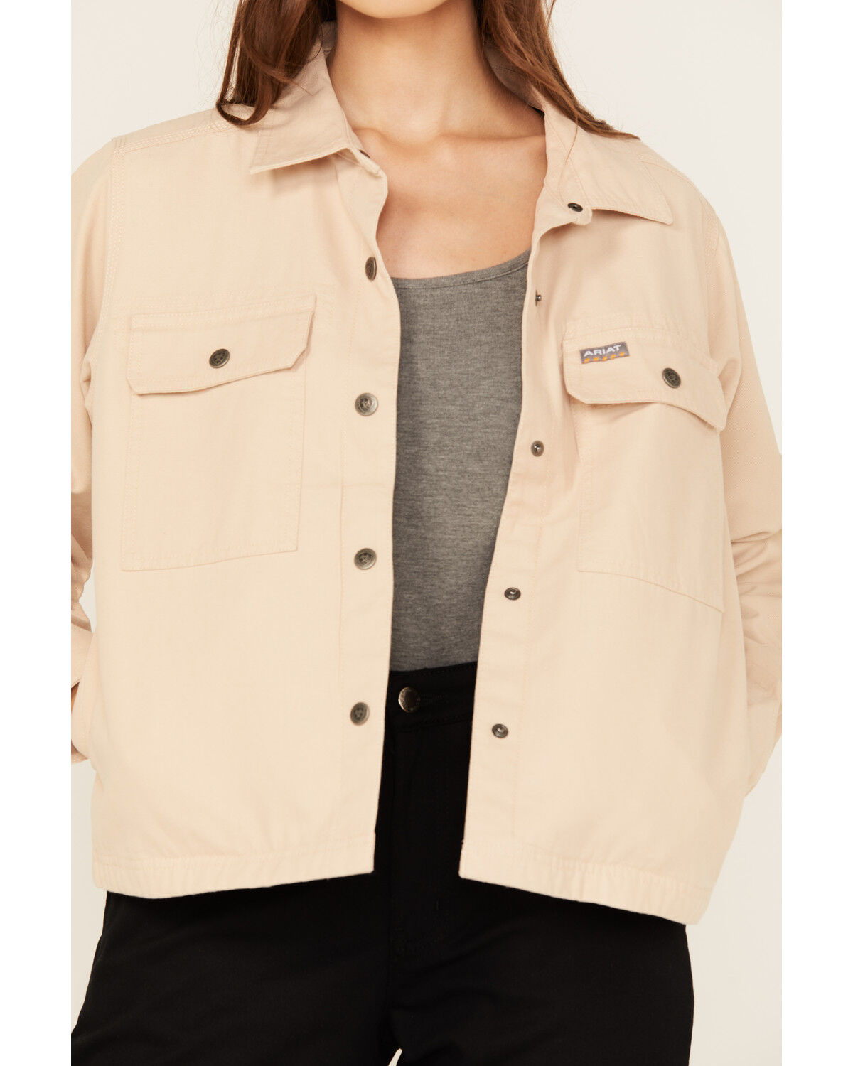 Ariat Women's Rebar Cropped Woven Work Shirt