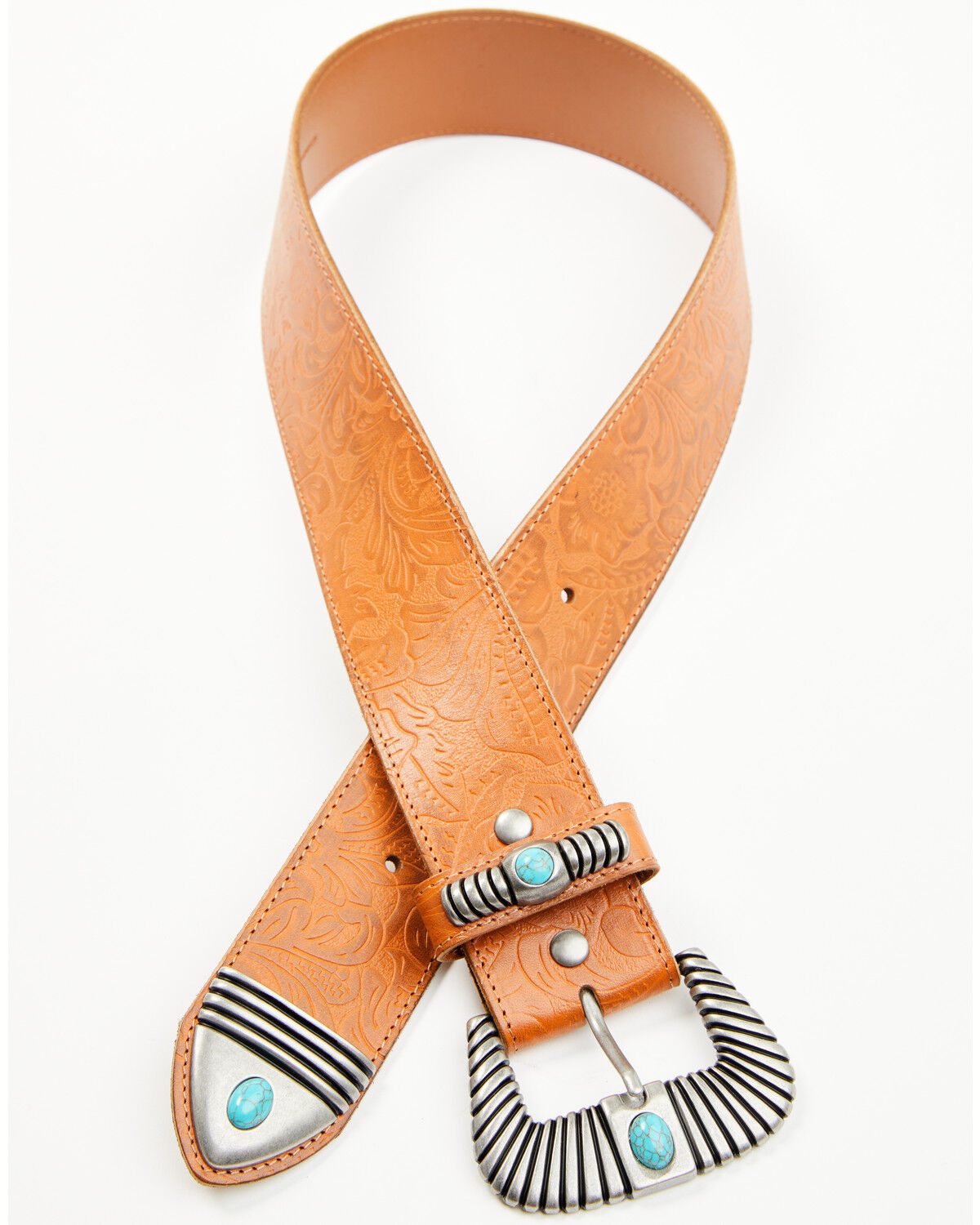 Shyanne Women's Embossed Buckle Belt
