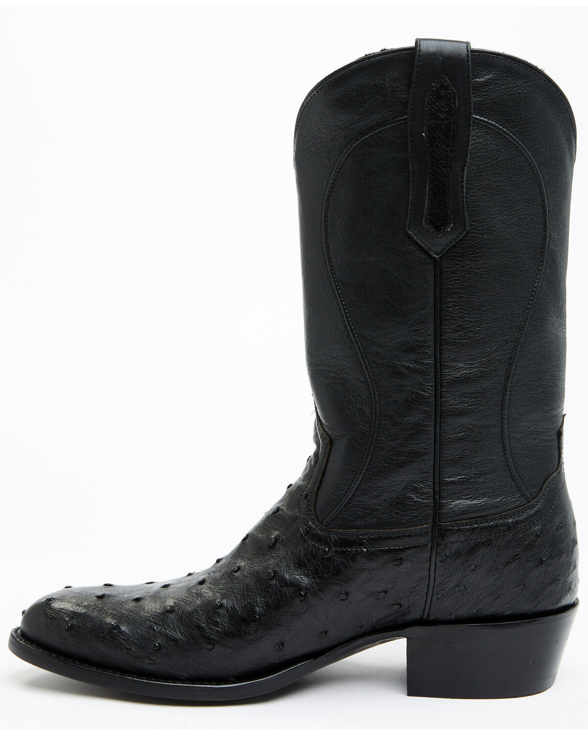 Cody James Black 1978® Men's Chapman Exotic Full-Quill Ostrich Western Boots - Round Toe