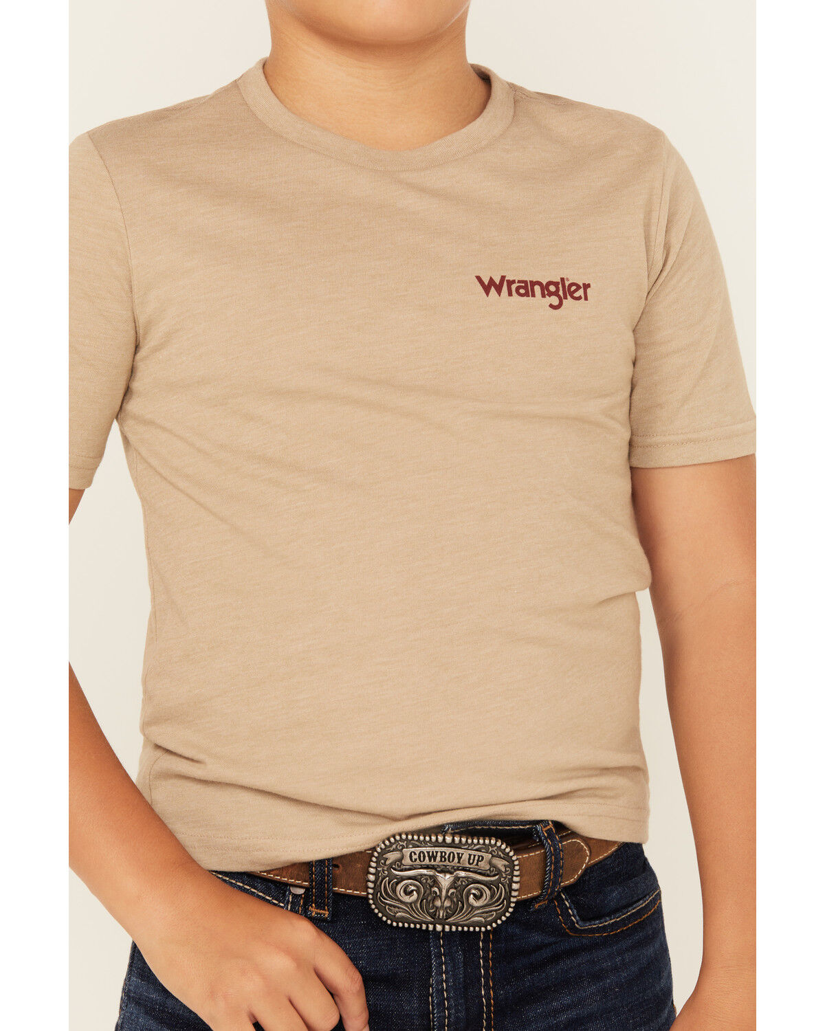 Wrangler Boys' Buffalo Logo Short Sleeve Graphic T-Shirt