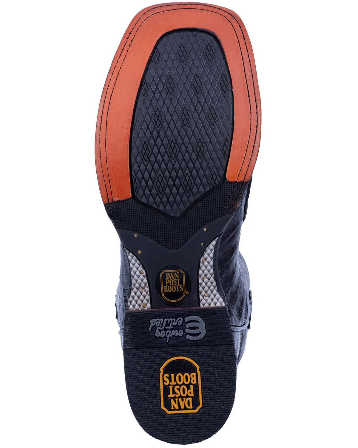 Dan Post Men's Kingsly Exotic Caiman Western Boots - Broad Square Toe